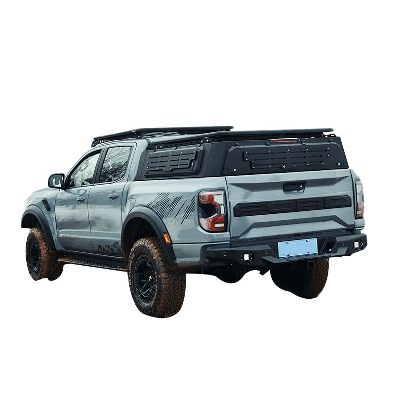 กันน้ำเหล็กHard Topรถกระบะ 4X4 รถบรรทุกTopper Camper TonneauเตียงฝาครอบหมวกCanopyสำหรับJeep Gladiator